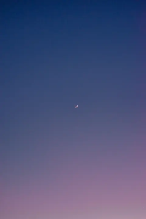 Crescent Moon Phone Wallpaper · moon · 1440×2160
