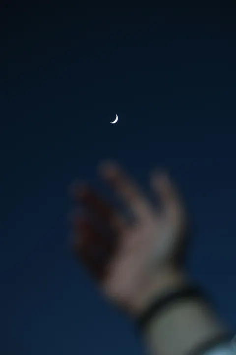 Crescent Moon Phone Wallpaper · moon · 1440×2160