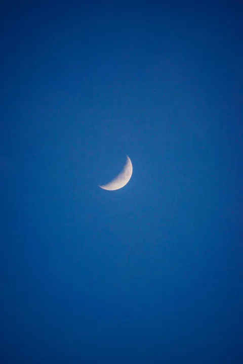 Crescent Moon Phone Wallpaper · moon · 1440×2160
