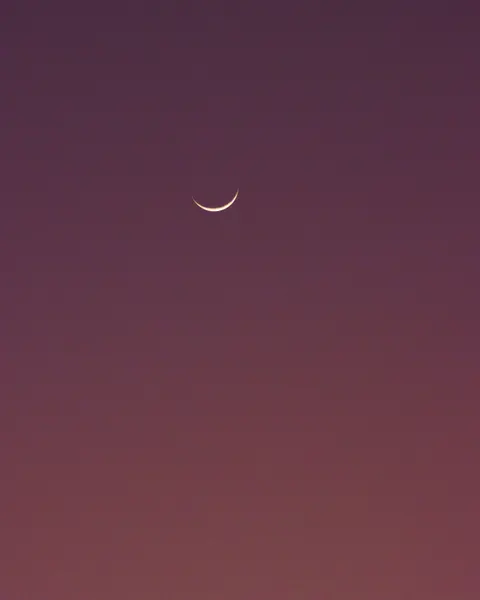 Crescent Moon Phone Wallpaper · moon · 1440×1800