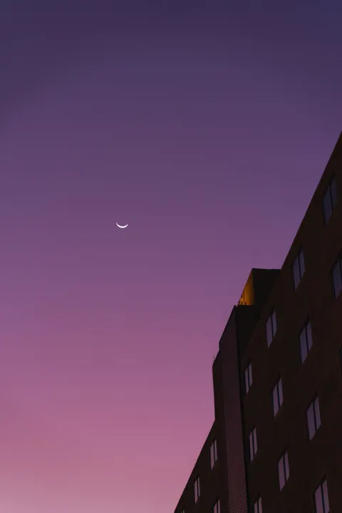 Crescent Moon Phone Wallpaper · moon · 1440×2160