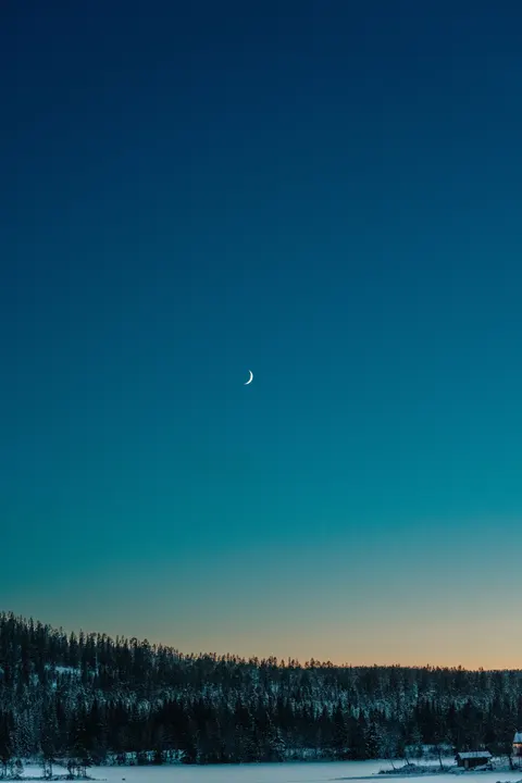 هلال ماه والپیپر موبایل · moon · 1440×2160
