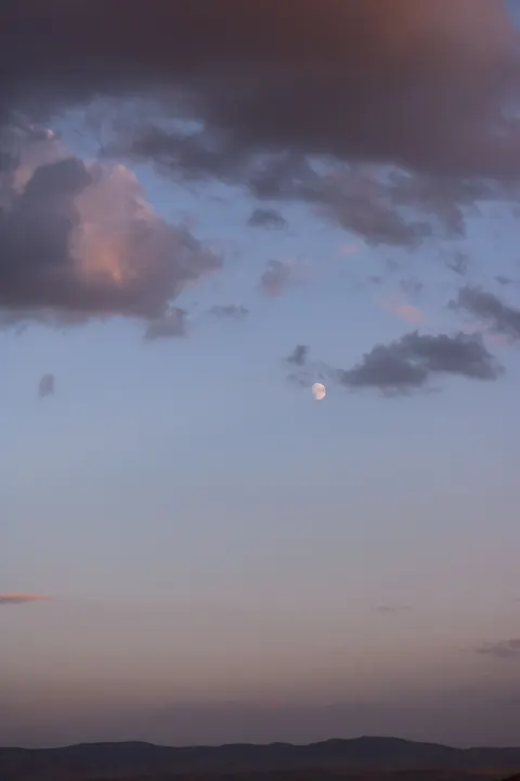 Moon Clouds Phone Wallpaper · moon · 1440×2160