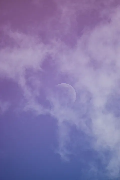 Moon Clouds Phone Wallpaper · moon · 1440×2160