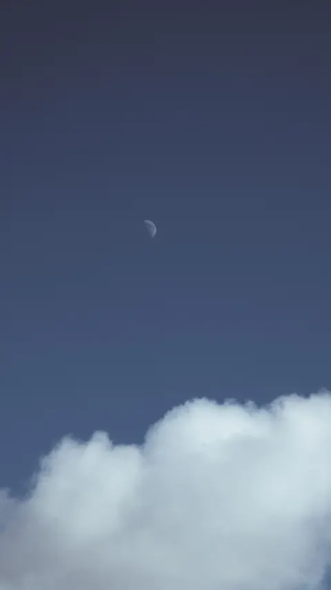 Moon Clouds Phone Wallpaper · moon · 1440×2560