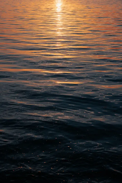 Moonlight Water Phone Wallpaper · moon · 1440×2160
