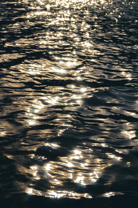 Moonlight Water Phone Wallpaper · moon · 1440×2160