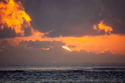 海の夕日 4K壁紙 · ocean · 3840×2560
