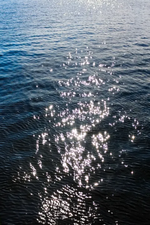Moonlight Water Phone Wallpaper · moon · 1440×2160
