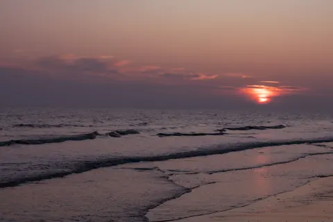 Ocean Sunset 4K Wallpaper · ocean · 3840×2560