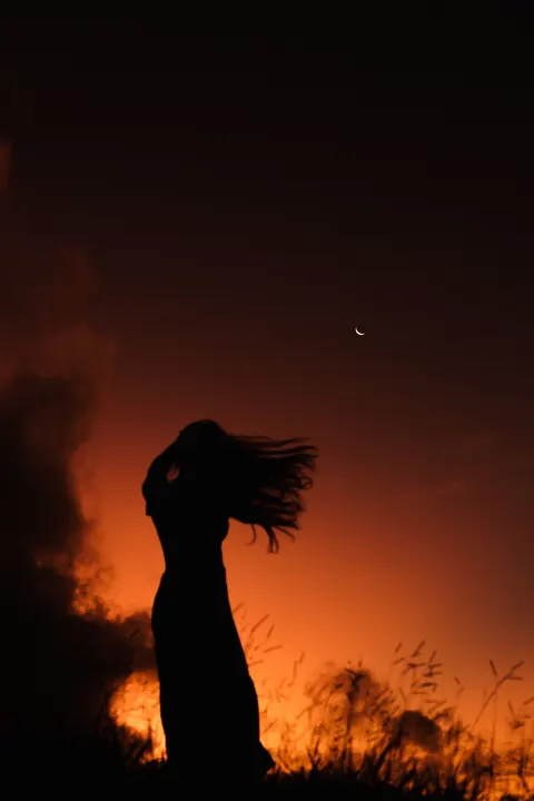 Moon Tree Phone Wallpaper · moon · 1440×2160