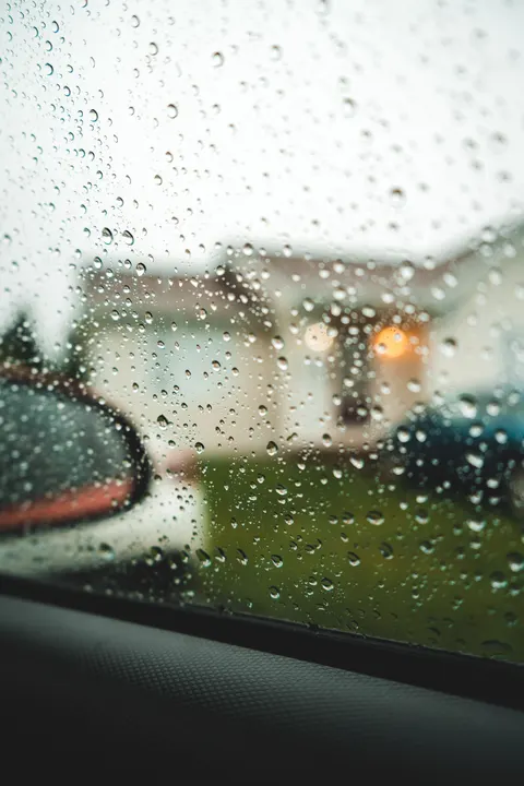 Rain Window Phone Wallpaper · rain · 1440×2160