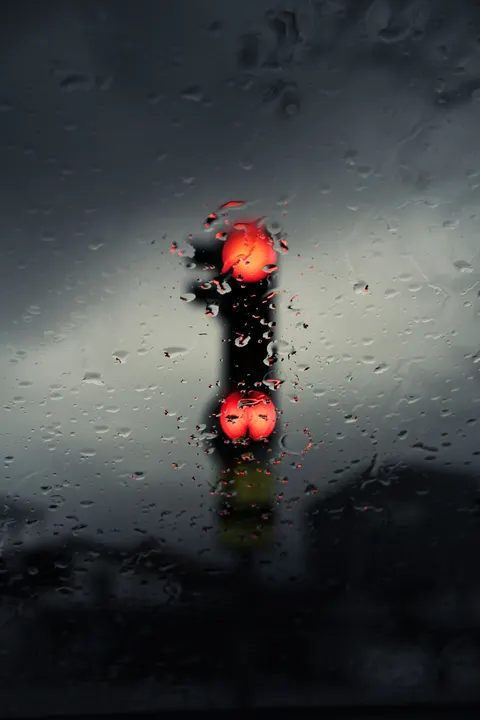 Rain Window Phone Wallpaper · rain · 1440×2160