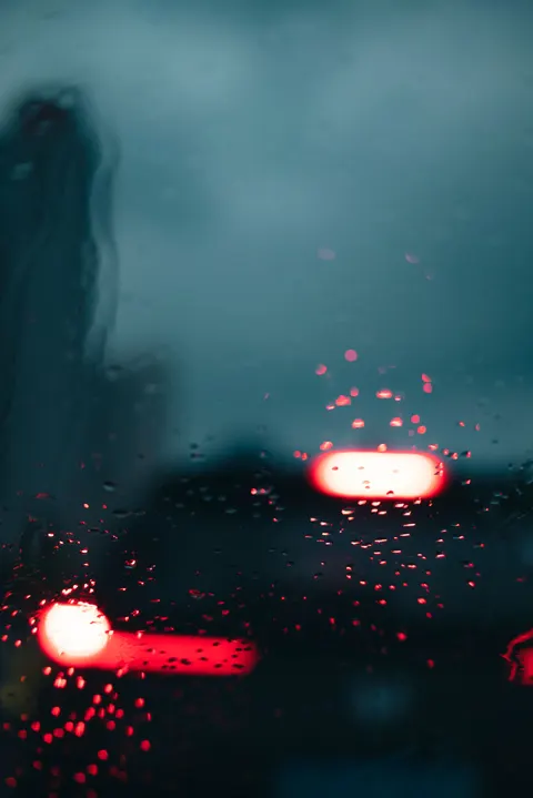 Rain Window Phone Wallpaper · rain · 1440×2157