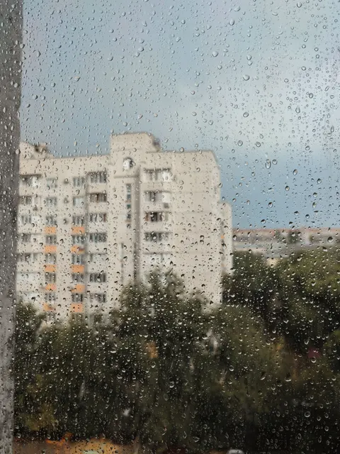 Rain Window Phone Wallpaper · rain · 1440×1920