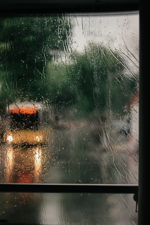 Rain Window Phone Wallpaper · rain · 1440×2160