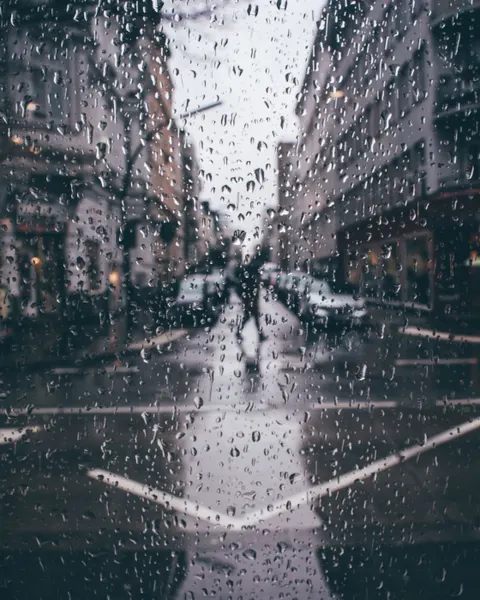 Rain Window Phone Wallpaper · rain · 1440×1800