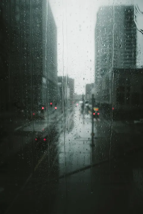 Rain Window Phone Wallpaper · rain · 1440×2160