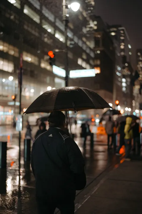 Rain Street Phone Wallpaper · rain · 1440×2160