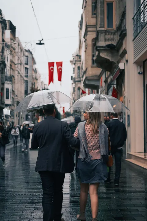Rain Street Phone Wallpaper · rain · 1440×2160