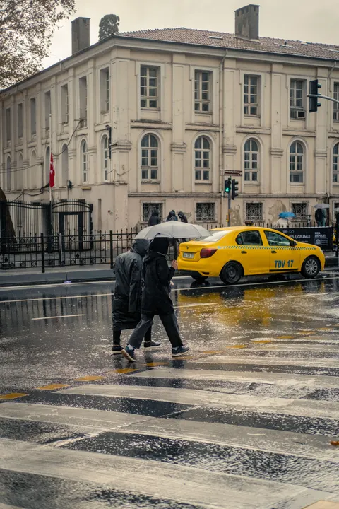 Rain Street Phone Wallpaper · rain · 1440×2160