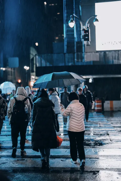 Rain Street Phone Wallpaper · rain · 1440×2160