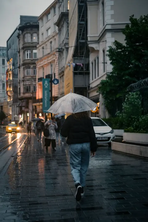 Rain Street Phone Wallpaper · rain · 1440×2160
