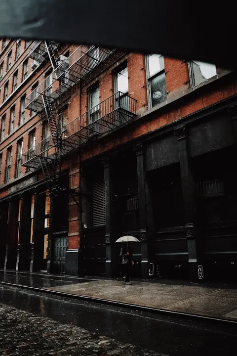 Rain Street Phone Wallpaper · rain · 1440×2160