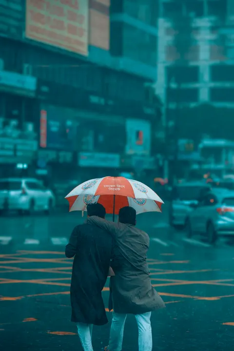 Rain Street Phone Wallpaper · rain · 1440×2160