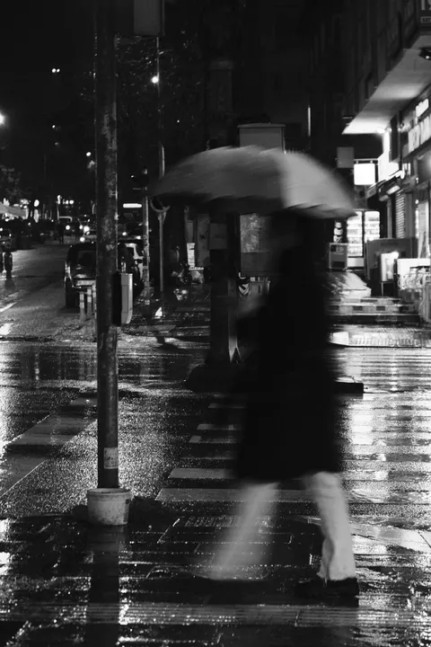 Rain Street Phone Wallpaper · rain · 1440×2160