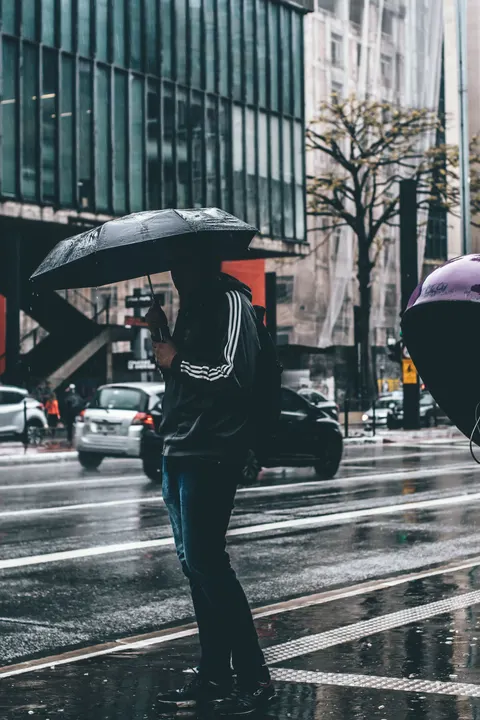 Rain Street Phone Wallpaper · rain · 1440×2160