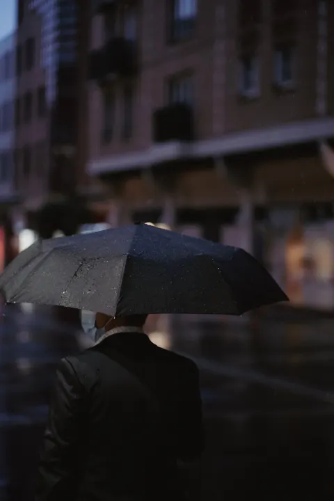 Rain Street Phone Wallpaper · rain · 1440×2160