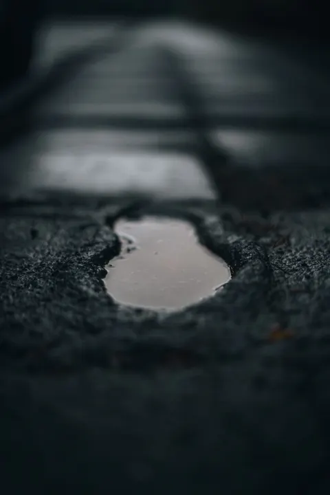 Rain Puddle Phone Wallpaper · rain · 1440×2159
