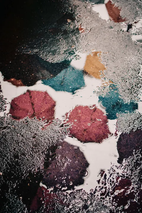 Rain Puddle Phone Wallpaper · rain · 1440×2160