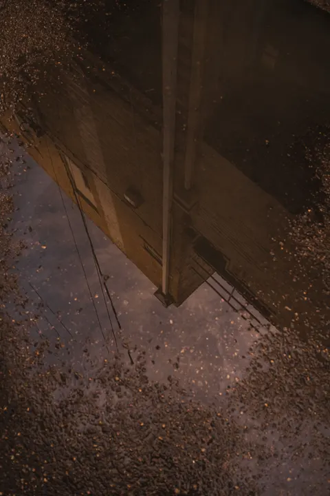 Rain Puddle Phone Wallpaper · rain · 1440×2160