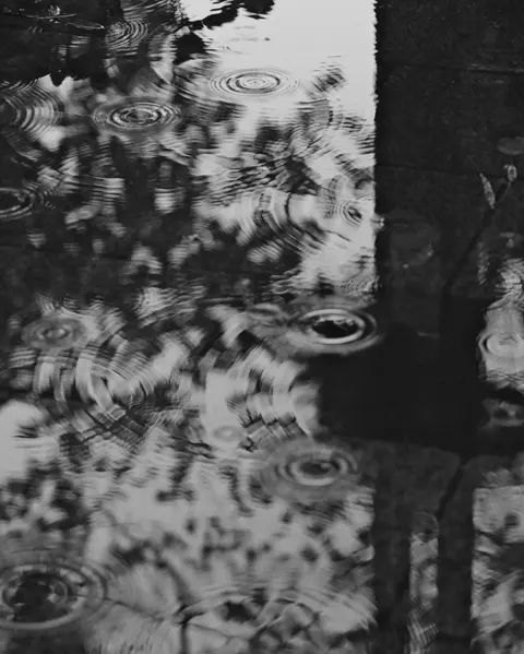 Rain Puddle Phone Wallpaper · rain · 1440×1798