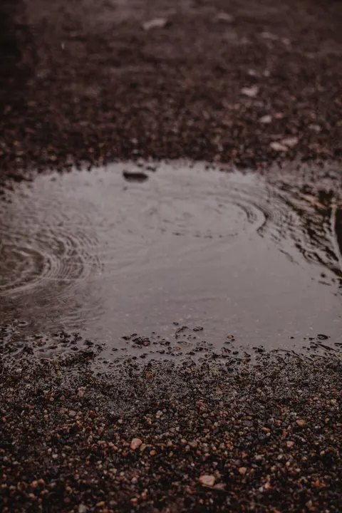 Rain Puddle Phone Wallpaper · rain · 1440×2160