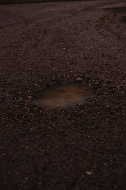 Rain Puddle Phone Wallpaper · rain · 1440×2160