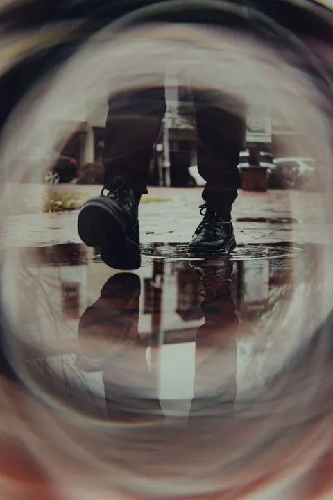 Rain Puddle Phone Wallpaper · rain · 1440×2160