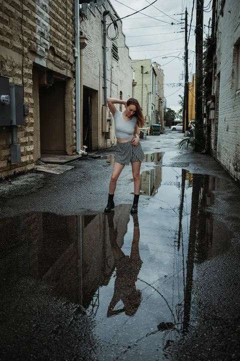 Rain Puddle Phone Wallpaper · rain · 1440×2160