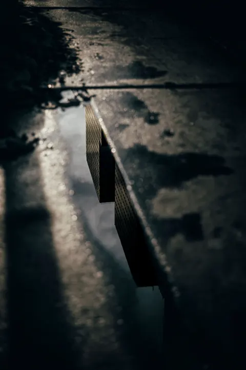 Rain Puddle Phone Wallpaper · rain · 1440×2164