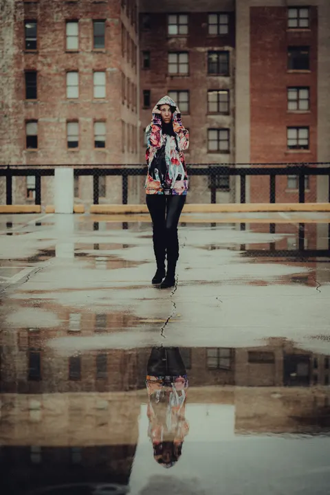 Rain Puddle Phone Wallpaper · rain · 1440×2160