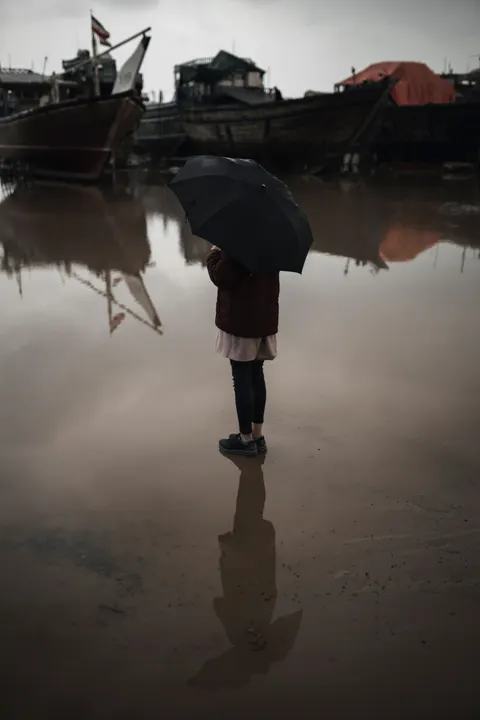 Rain Puddle Phone Wallpaper · rain · 1440×2160