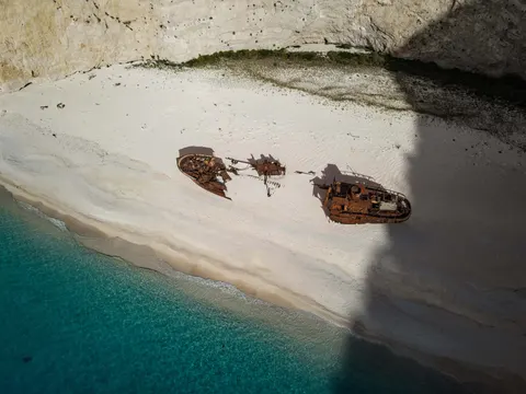 Обои Пляж сверху 4K · ocean · 3840×2880