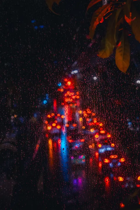 Rain Window Phone Wallpaper · rain · 1440×2160