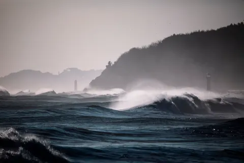 Stürmische See 4K Hintergrundbild · ocean · 3840×2560
