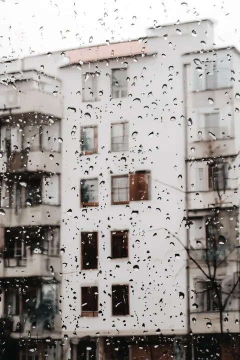 Rain Window Phone Wallpaper · rain · 1440×2160