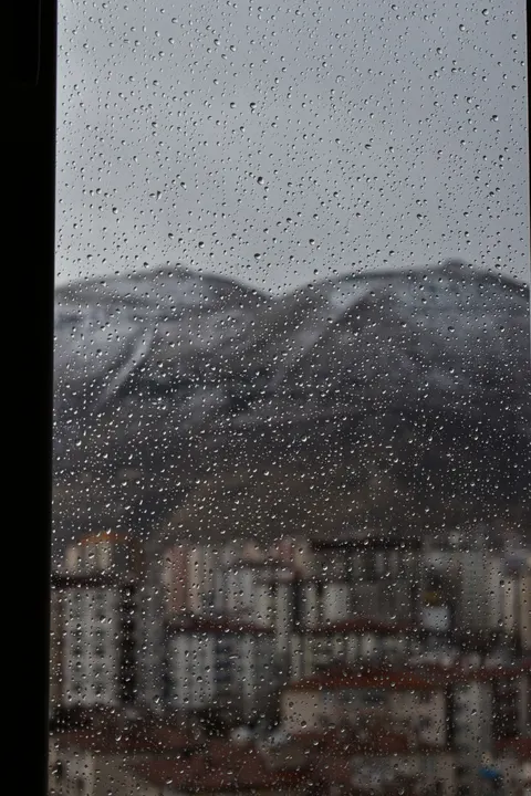 Rain Window Phone Wallpaper · rain · 1440×2160