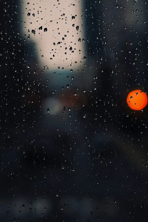 Rain Window Phone Wallpaper · rain · 1440×2160