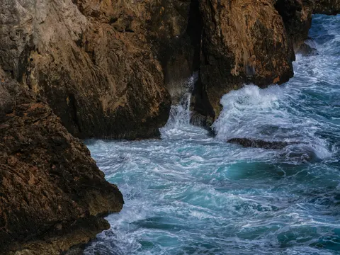 Papel de parede Mar tempestuoso 4K · ocean · 3840×2880